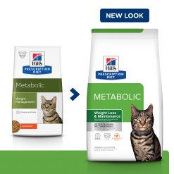 Hill’s Prescription Diet อาหารเเมว สูตร Metabolic Feline สำหรับควบคุมน้ำหนัก ชนิดแห้ง -1.5 kg.