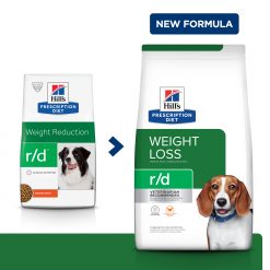 Hill’s Prescription Diet อาหารสุนัข สูตร r/d Weight Reduction Canine อาหารเม็ดสำหรับสุนัขลดน้ำหนัก