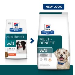 Hill’s Prescription Diet อาหารสุนัข สูตร Multi-Benefit w/d Canine อาหารเม็ดสำหรับสุนัขควบคุมน้ำหนัก