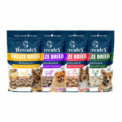 (1 แถม 1) Hercules Freeze Dried Dog Treats with Superfood – เฮอร์คิวลิส ฟรีซดราย ขนมสุนัขผสมซุปเปอร์ฟู้ด (40g)