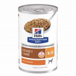 (1 แถม 1 Exp.10/24) Hill’s Prescription Diet อาหารสุนัข สูตร Kidney Care k/d Canine อาหารเปียกสหรับสุนัขโรคไต – 13 oz.