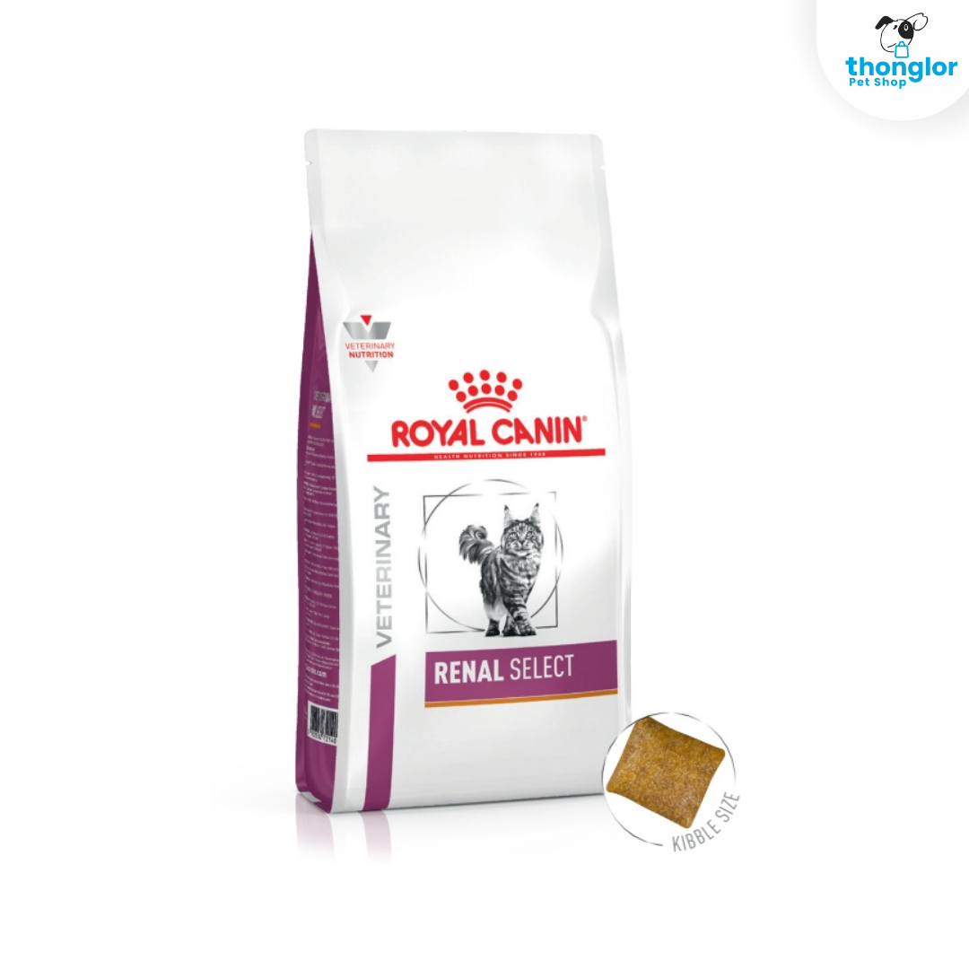 Royal Canin Veterinary RENAL SELECT CAT อาหารเม็ดแมวประกอบการรักษาโรคไต เม็ดกรอบ กลิ่นหอมความน่าทานสูง