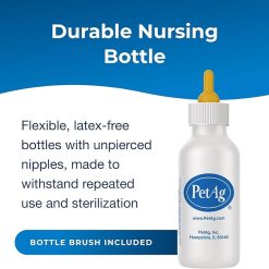 Pet Ag Pet Nurser Bottle – เพ็ท แอ็ก ขวดนมจุกซิลิโคนลูกสัตว์เลี้ยง (2 oz.)
