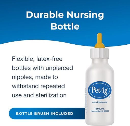 Pet Ag Pet Nurser Bottle - เพ็ท แอ็ก ขวดนมจุกซิลิโคนลูกสัตว์เลี้ยง (2 oz.) - Image 2