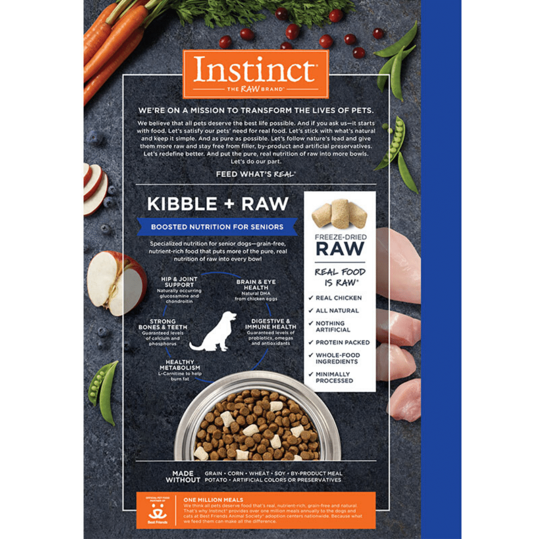 instinct raw boost senior