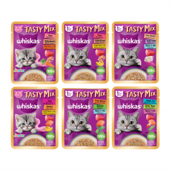 Mars Whiskas Tasty Mix in Jelly – วิสกัส เทสตี้มิกซ์ อิน เจลลี่ (70g)