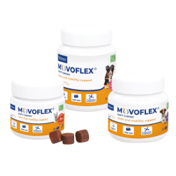 Virbac Movoflex Soft Chews for Dogs – เวอร์แบค โมโวเฟล็กซ์ ผลิตภัณฑ์ดูแลข้อต่อของสุนัข (30 เม็ด)