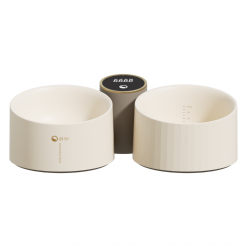 VooCoo Pet Duo Bowls with Scale – โวโค่ ชามอาหารและน้ำสัตว์เลี้ยงพร้อมเครื่องชั่งในตัว (1 kg)