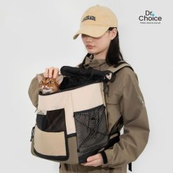 Dr.Choice Front and Rare Tote Pet Backpack – ด๊อกเตอร์ ช๊อยส์ กระเป๋าเป้สำหรับสัตว์เลี้ยง