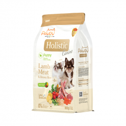 Pawdy Holistic Puppy Dog Food – พอดี้ อาหารลูกสุนัขเกรดพรี่เมี่ยม สูตรเนื้อแกะและข้าวกล้อง (800 g.)