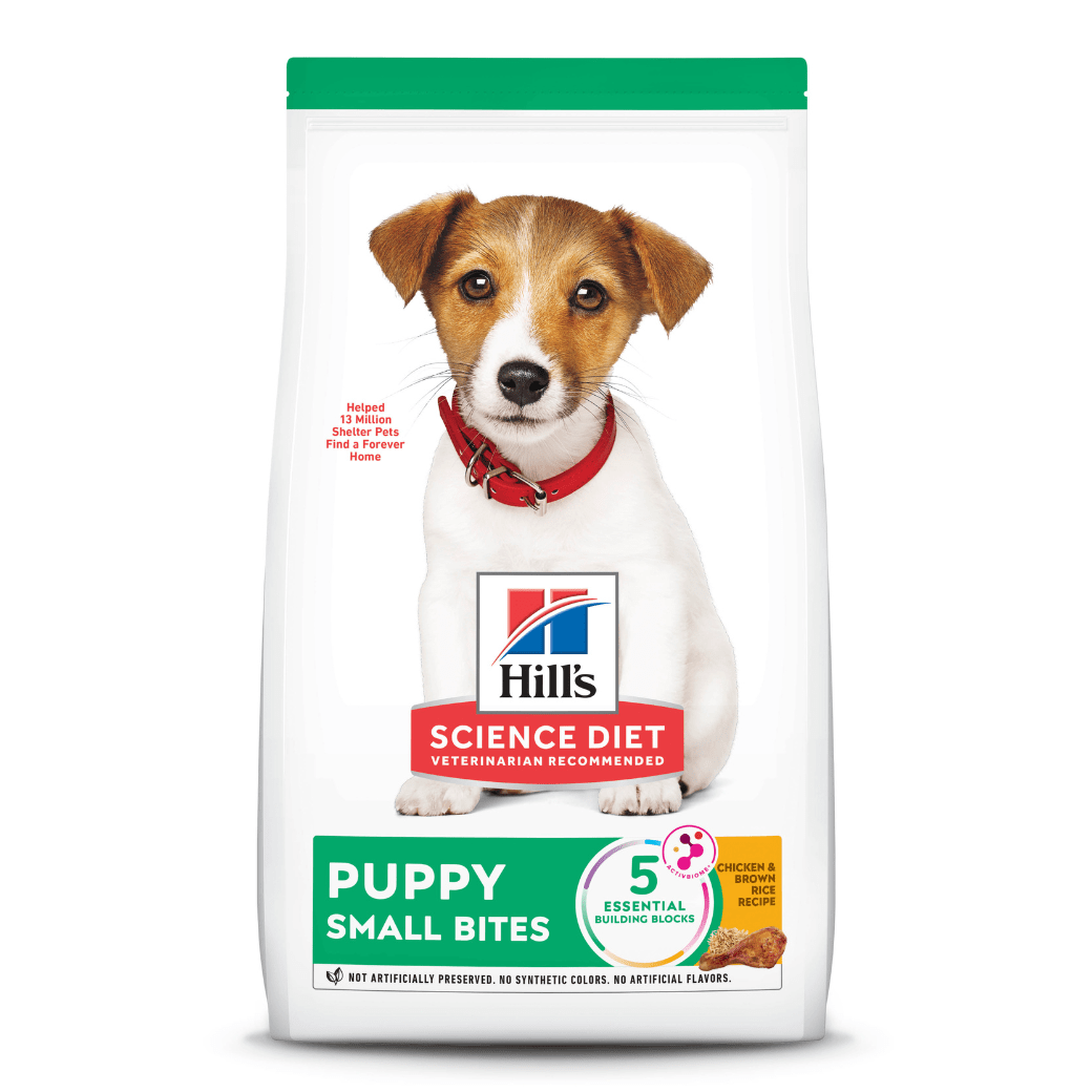 Hill's Science Diet Puppy Small Bites อาหารลูกสุนัข อายุน้อยกว่า 1 ปี (เม็ดขนาดเล็ก)