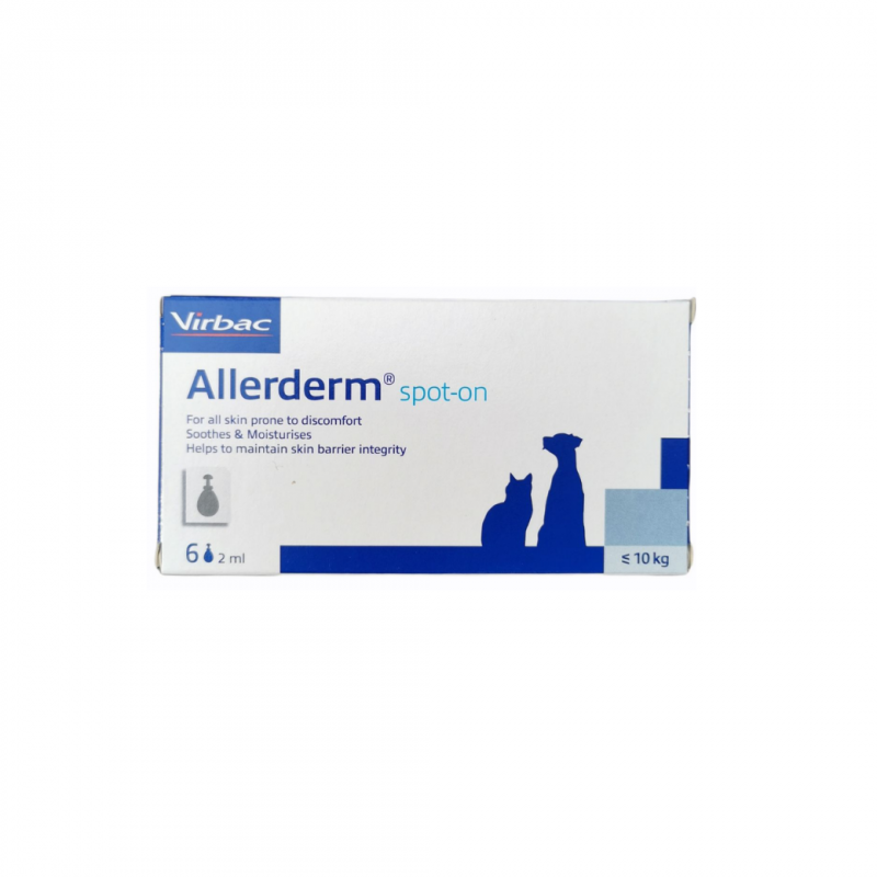 Virbac Allerderm Spot On ผลิตภัณฑ์บำรุงและฟื้นฟูผิวหนังชนิดหยดหลัง 2 ml ...