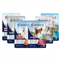 Hercules Dog Wet Food (Pouch) – เฮอร์คิวลิส อาหารเปียก สำหรับสุนัข แบบซอง (80 กรัม)