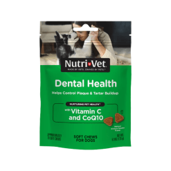 Nutri-Vet Dental Health Soft Chews for Dogs – นิวทรี-เว็ท อาหารเสริมสุขภาพช่องปากและฟันสำหรับสุนัข (170g.)