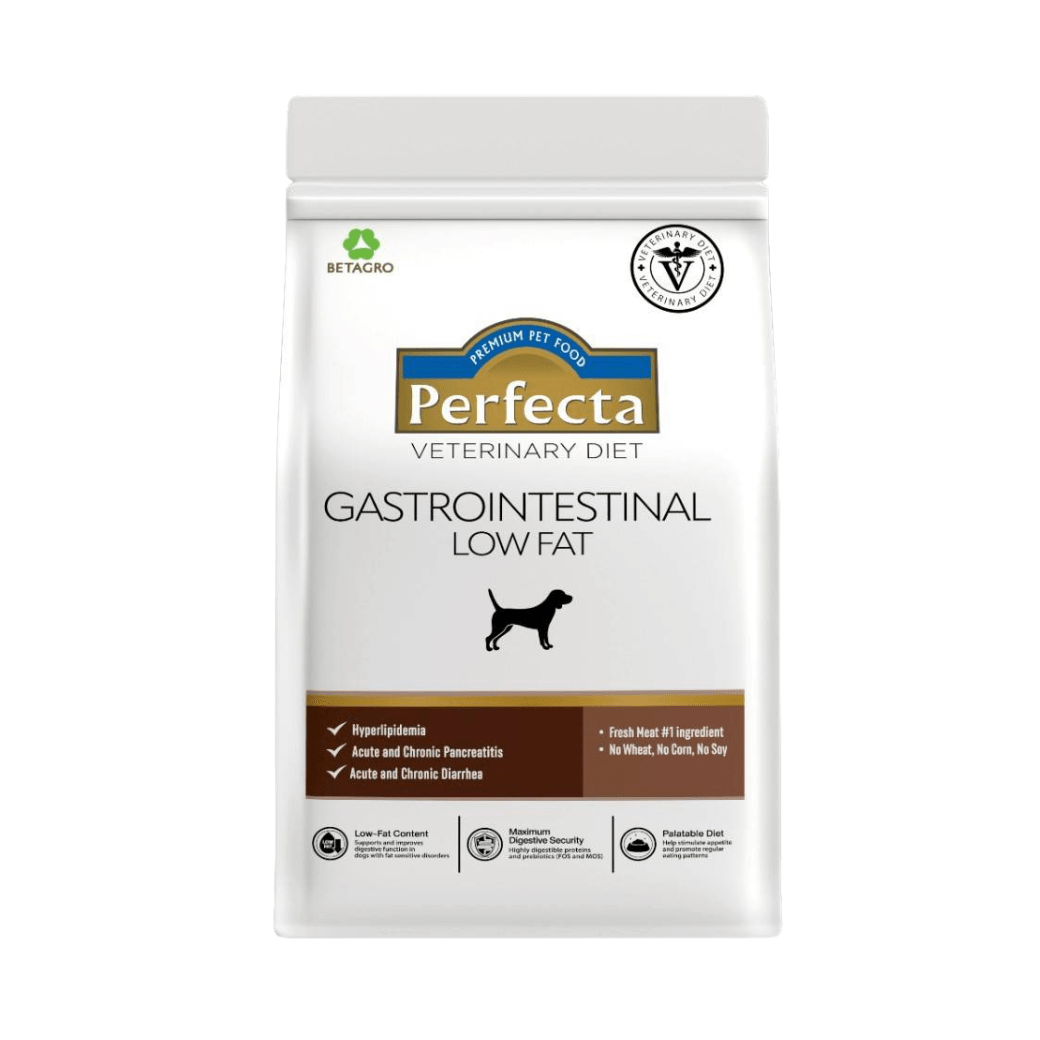 Perfecta Vet Gastrointestinal Low Fat Dog - เพอร์เฟคต้า เวท อาหารเม็ดสุนัขไขมันในเลือดสูง (1.5 Kg.)