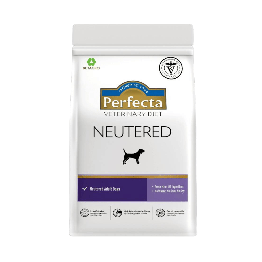 Perfecta Vet Neutered Dog - เพอร์เฟคต้า เวท อาหารเม็ดสำหรับสุนัขทำหมัน (1.5 Kg.)