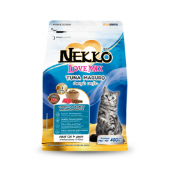 Nekko Love Mix เน็กโกะ เลิฟ มิกซ์ อาหารชนิดเม็ด สำหรับแมว สูตรปลาทูน่า ปลามากุโระ