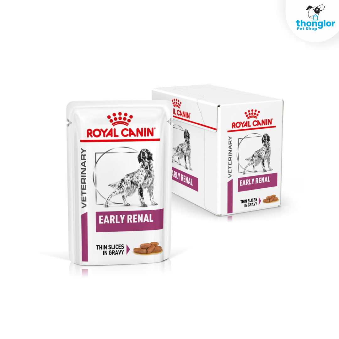 Royal canin Veterinary EARLY RENAL GRAVY DOG อาหารเปียกสุนัขประกอบการรักษาโรคไตในระยะเริ่มต้น