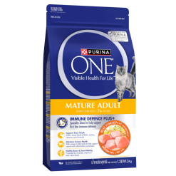 PURINA ONE Mature Adult 7+ – เพียวริน่า วัน อาหารเม็ดสำหรับแมวสูงวัย อายุ7ปีขึ้นไป (1.2-2.7 Kg.)