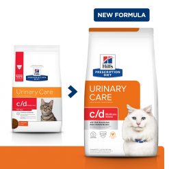 Hill’s Prescription Diet Feline c/d Multicare Stress with Chicken Dry อาหารแมวโรคนิ่ว ช่วยลดความเครียด-1.5kg