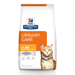 Hill’s Prescription Diet อาหารเเมว สูตร Urinary Care c/d Multicare Feline สำหรับบำรุงระบบทางเดินปัสสาวะ ชนิดแห้ง