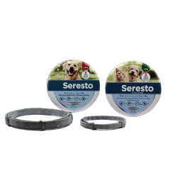 Seresto Collar Cats and Dog ปลอกคอช่วยกำจัดเห็บหมัดสำหรับสุนัขและแมว กันน้ำ อายุการใช้งานสูงสุด 8 เดือน