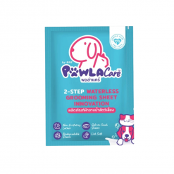 PAWLACARE Waterless Grooming Sheet – พอล่าแคร์ ผลิตภัณฑ์ผ้าอาบน้ำสัตว์เลี้ยงแบบไม่ใช้น้ำ (2 แผ่น)