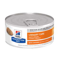 Hill’s Prescription Diet อาหารเเมว สูตร Urinary Care c/d Multicare Feline with Chicken สำหรับบำรุงระบบทางเดินปัสสาวะ ชนิดเปียก เเบบกระป๋อง-5.5 oz.