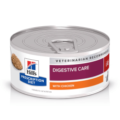 Hill’s Prescription Diet อาหารเเมว สูตร Digestive Care i/d Feline สำหรับแมวมีปัญหาทางเดินระบบอาหาร ชนิดเปียก เเบบกระป๋อง -5.5 oz.