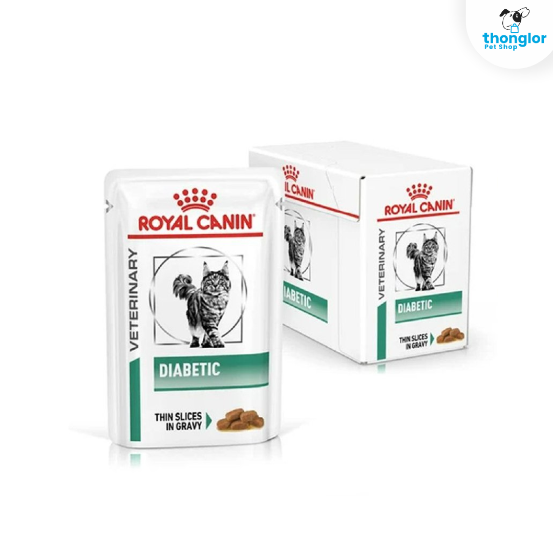 Royal Canin Veterinary DIABETIC CAT อาหารเปียกแมวสูตรดูแลสุขภาพสำหรับแมวที่เป็นเบาหวาน