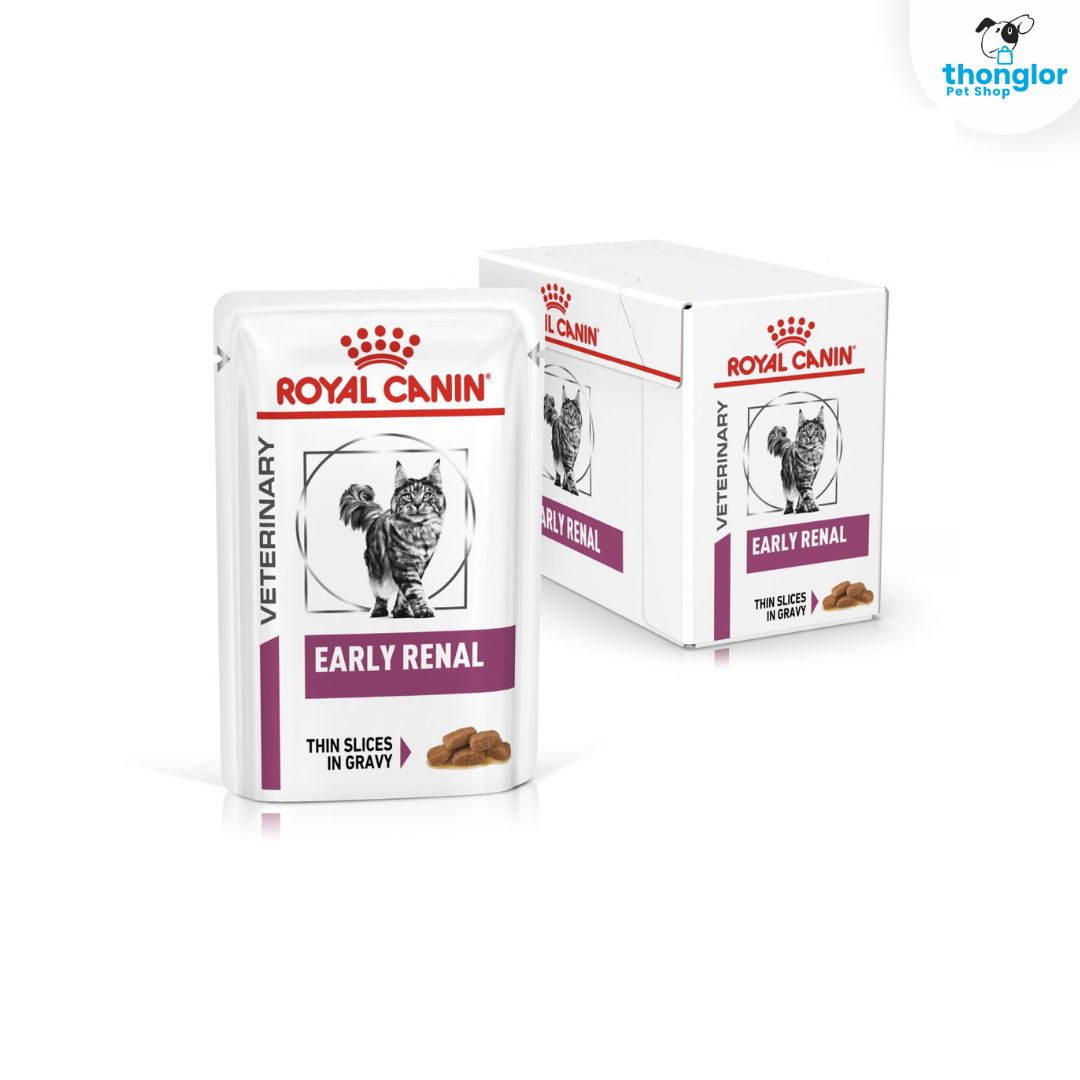 Royal Canin Veterinary EARLY RENAL CAT อาหารเปียกแมวประกอบการรักษาโรคไตในระยะเริ่มต้น