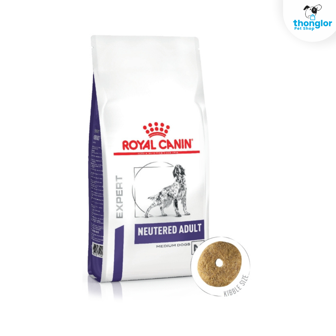 Royal Canin Veterinary NEUTERED ADULT MEDIUM DOGS อาหารเม็ดสุนัขโตพันธุ์กลาง ทำหมันแล้ว 9kg.