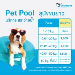 (E-Voucher) Pet pool สระว่ายน้ำสุนัขขนยาว โดยโรงพยาบาลสัตว์ทองหล่อ