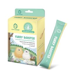 [12 ซอง] SUN WONDER FURRY BOOSTER – ซัน วันเดอร์ ผงโรยอาหารบำรุงขนและผิวหนังสำหรับสัตว์เลี้ยง (1g.)