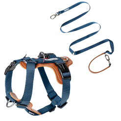 Dr.Choice Poppy Harness and Landyard – ด๊อกเตอร์ ช๊อยส์ ชุดสายจูงและสายรัดอกสำหรับสัตว์เลี้ยง