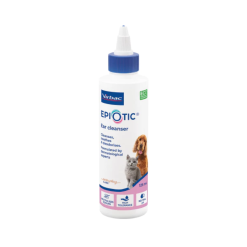 Virbac Epi-Otic – เวอร์แบค น้ำยาเช็ดทำความสะอาดหูสำหรับสุนัขและแมว (125 ml.)