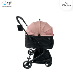 Dr.Choice Foldable Pet Stroller – ด๊อกเตอร์ ช๊อยส์ รถเข็นสำหรับสัตว์เลี้ยงแบบพับสะดวก รับน้ำหนักได้ถึง 15 กิโลกรัม