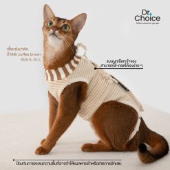 Dr.Choice Anti Loosening Surgical Suit – ด๊อกเตอร์ ช๊อยส์ เสื้อป้องกันเลียแผลสัตว์เลี้ยงหลังผ่าตัด (S-L)