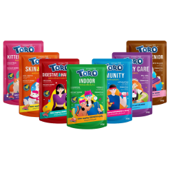 [12 ซอง] Toro Wet Cat Food – โทโร่ อาหารแมวแบบเปียก (70g.x12)