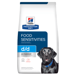 Hill’s Prescription Diet อาหารสุนัข สูตร Skin support d/d Canine Potato & Salmon Formula สำหรับสุนัขมีภาวะภูมิแพ้ผิวหนังจากอาหารและภาวะภูมิแพ้อาหาร – 8lbs