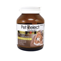 Pet Select Supplement Senior 30 teblets. (อาหารเสริมเพ็ทซีเลค ซีเนียร์ 30 เม็ด)