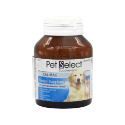 Pet Select Supplement CAL-MAG 60 teblets (อาหารเสริมเพ็ทซีเลค แคล-แมก 60 เม็ด)